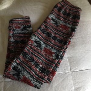 Fleece leggings